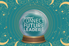 Illustration of a crystal ball containing the words: 'Retail Week Connect Future Leaders'