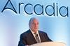 Arcadia profits rise despite falling sales