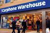 Carphone Warehouse was a big faller as its shops were targeted by looters