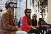Topshop's virtual reality headsets transported shoppers to the front row of its fashion show