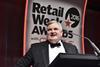 Mark Price received a standing ovation while collecting the Oracle Outstanding Contribution to Retail award