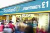 Poundland has acquired eight former Peacocks shops