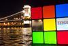 Tesco floated a Rubik's Cube down the Danube