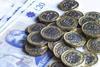 Cash in coins and notes