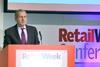 Gerald Ratner speaking to delegates at the Retail Week Conference 2011