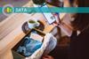 Woman ordering baby clothes online