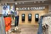 Click and collect station at an M&S store