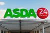 Asda sign above supermarket
