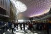 The new concourse at London’s King’s Cross opened yesterday with a large public space replacing the small, overcrowded area that long-suffering travellers and commuters will have been familiar with.