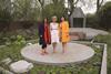 B&Q’s celebrity ambassador Kirstie Allsopp posed alongside actress Emilia Fox and gardener Jinny Blom