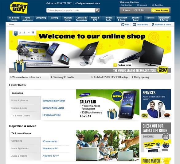 Best Buy transactional website launches News Retail Week