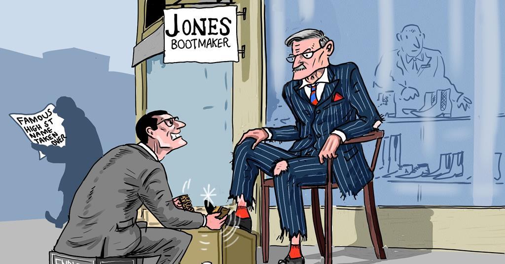 Blower’s retail cartoon: Endless save Jones Bootmaker | Cartoon ...