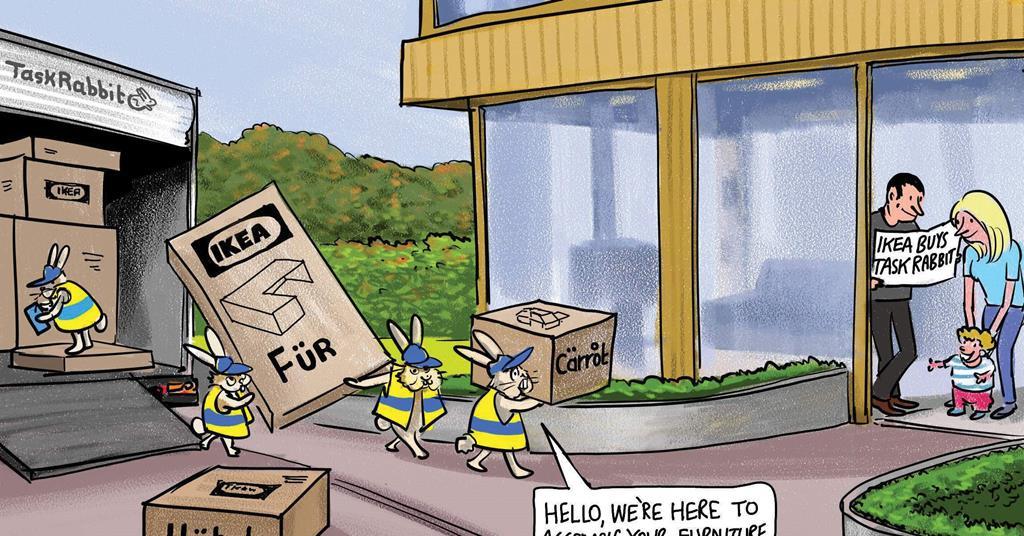 Taskrabbit Office Christmas Party 2022 Blower's Retail Cartoon: Ikea Buys Taskrabbit | Cartoon | Retail Week