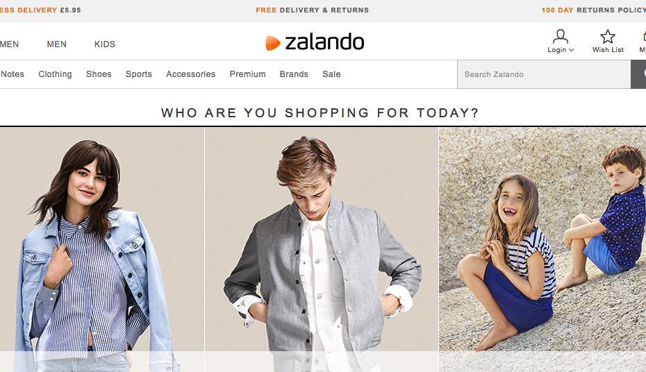 Zalando es. Zalando одежда.