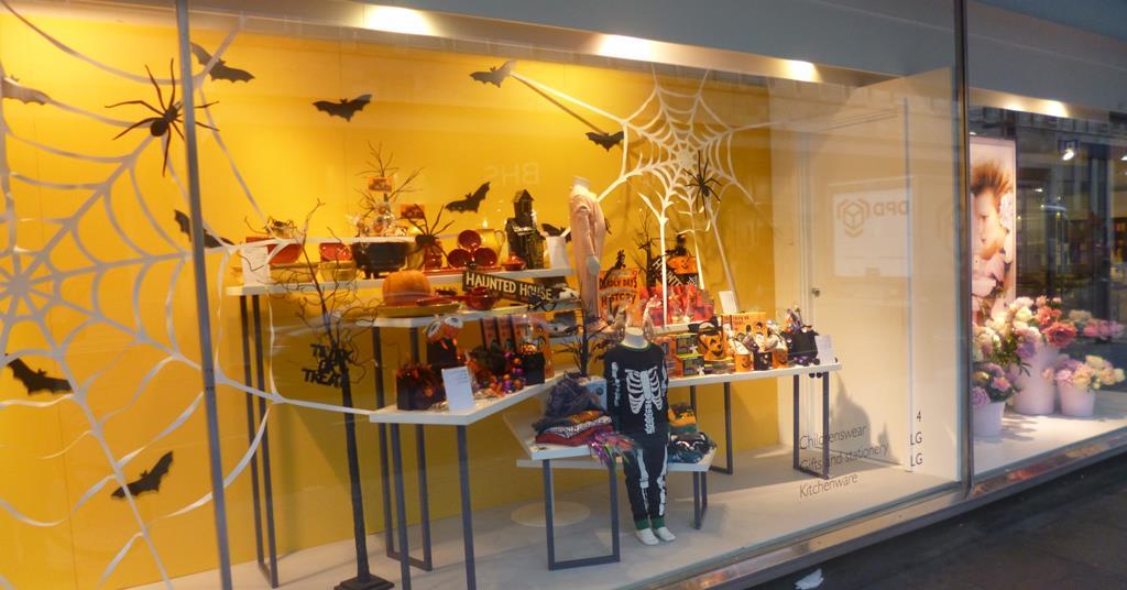 Store gallery Retailers carve out Halloween windows to win spooky