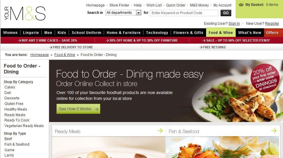 M&S launches click and collect dining | News | Retail Week