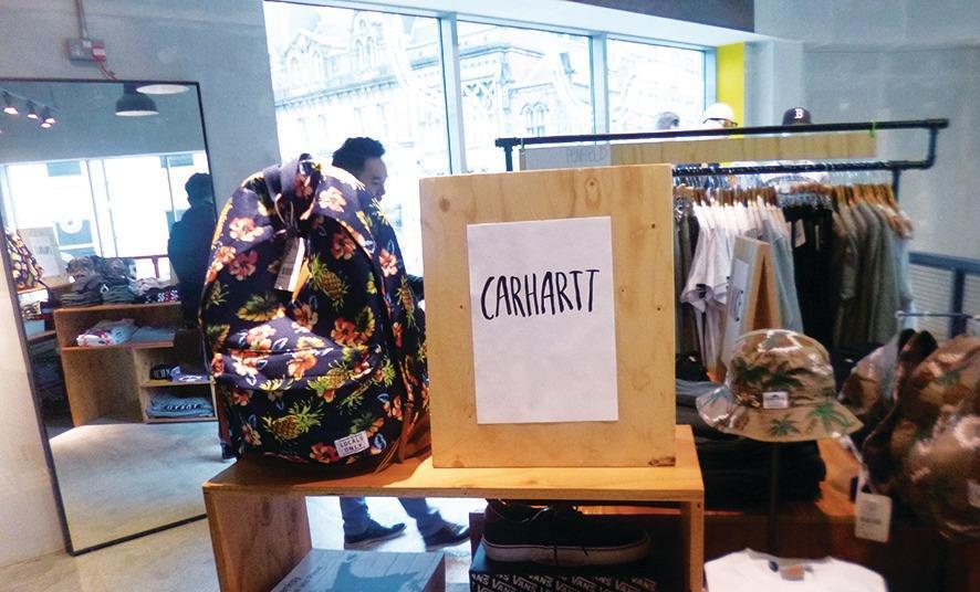 Store gallery Signage now contributes to entire store experience