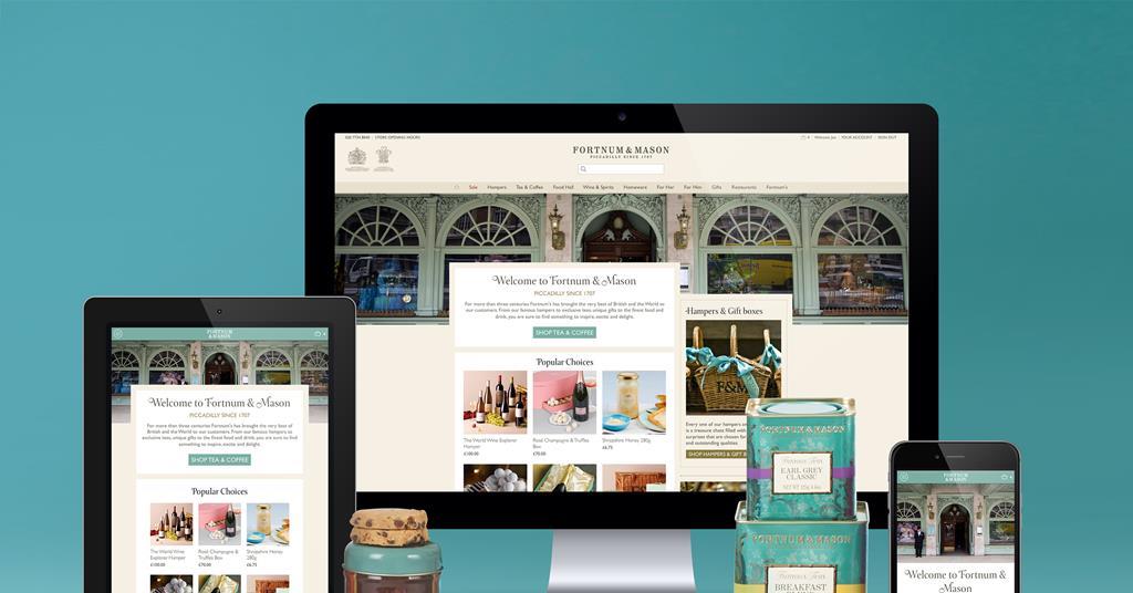 Fortnum & Mason unveils innovative new website after £1.2m relaunch