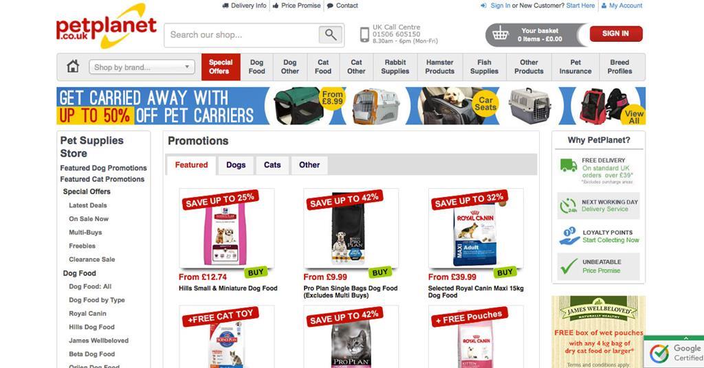 Petplanet co uk best sale shop