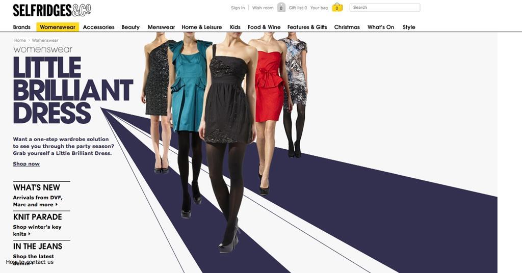 Selfridges web changes boost conversion rates News Retail Week