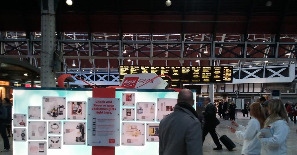 In pictures Argos Christmas pop up shops in London train stations
