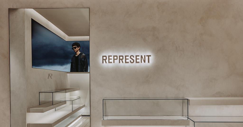 Store gallery Luxury fashion brand Represent opens firstever flagship