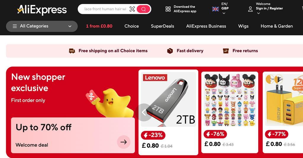 Aliexpress beats Temu as site visits more than double over Black Friday ...
