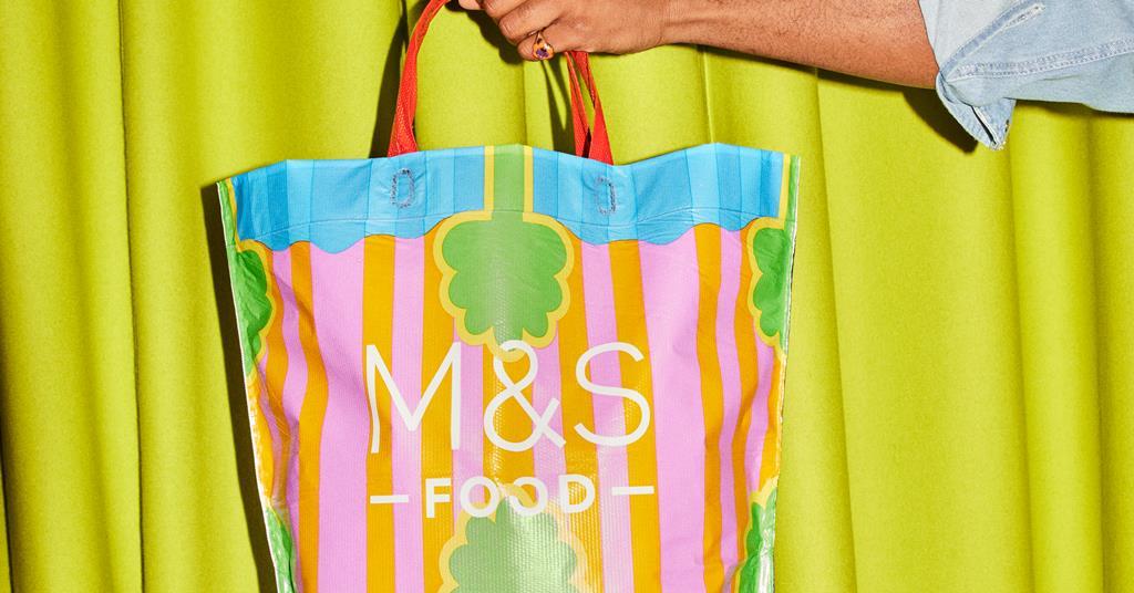 Marks Spencer partners with artist Yinka Ilori for carrier bag