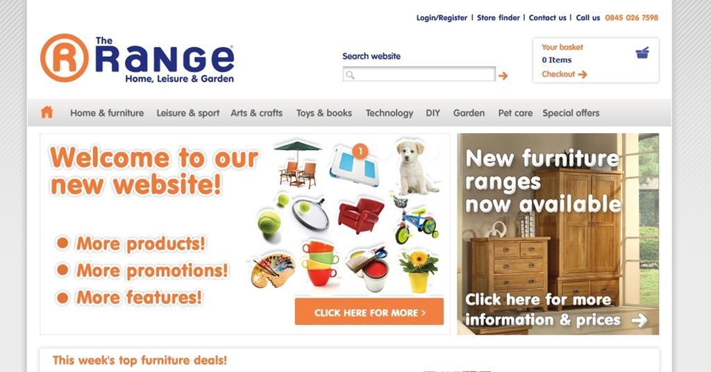 The Range revamps website | News | Retail Week