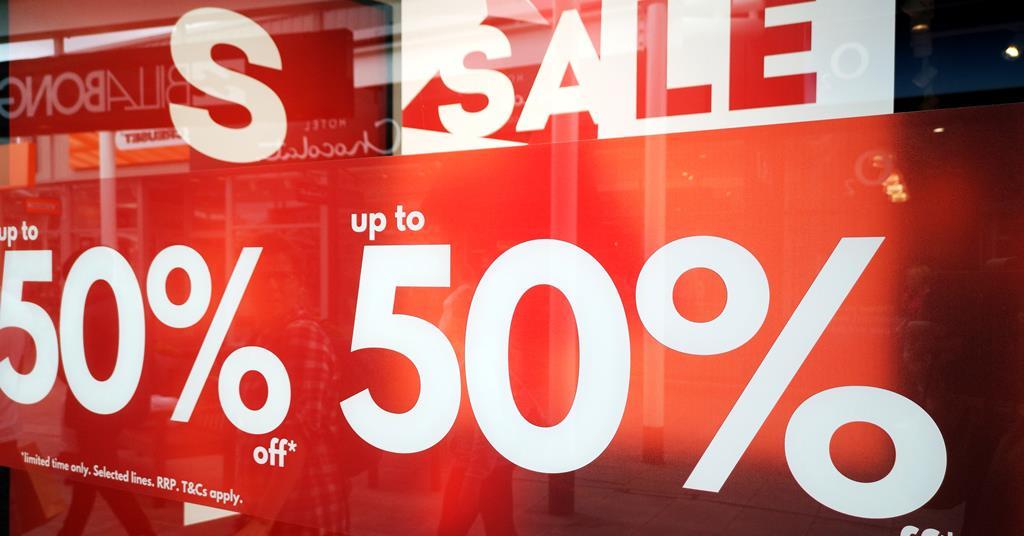 Shop prices fall in August as retailers tempt shoppers with Sales ...