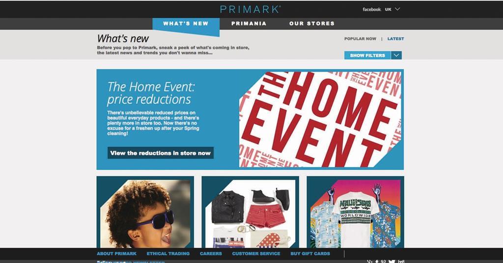 website primark