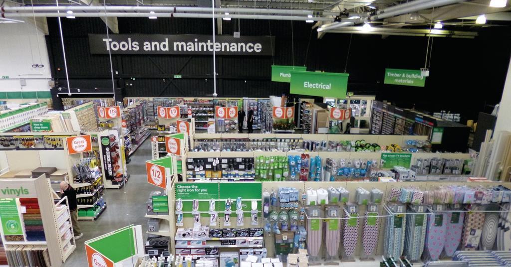 Store gallery Project DIY for Homebase Gallery Retail Week