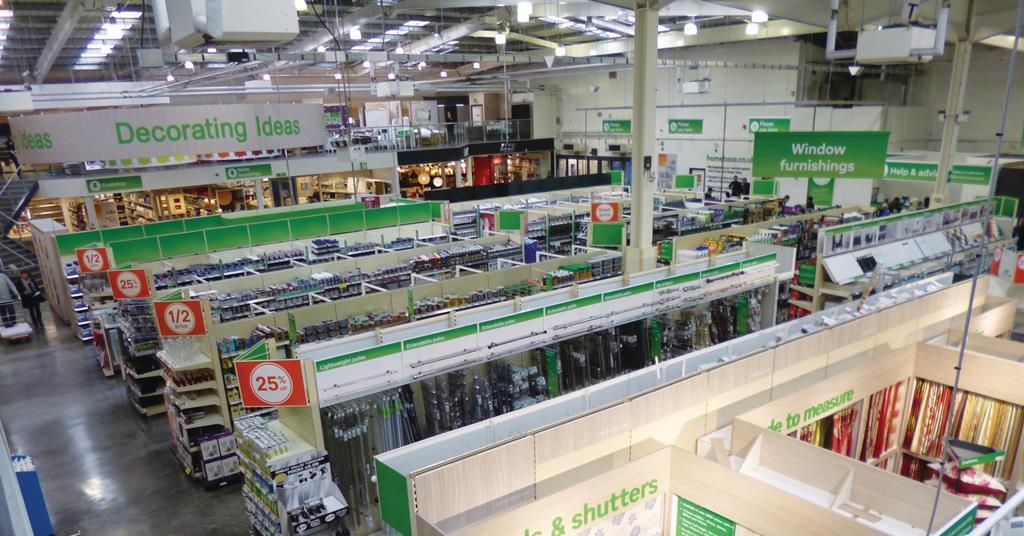 Store gallery Project DIY for Homebase Gallery Retail Week