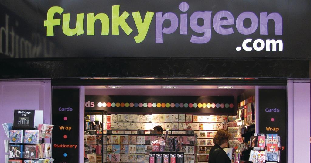 Funky Pigeon trial stores open News Retail Week