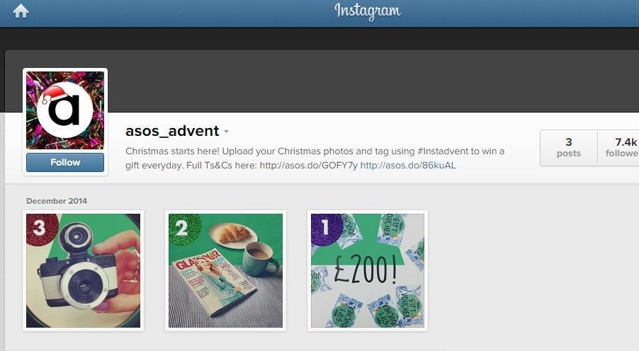Asos launches advent calendar competition on Instagram | News | Retail Week
