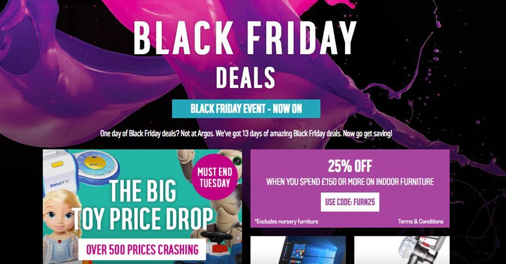 Argos black friday sales