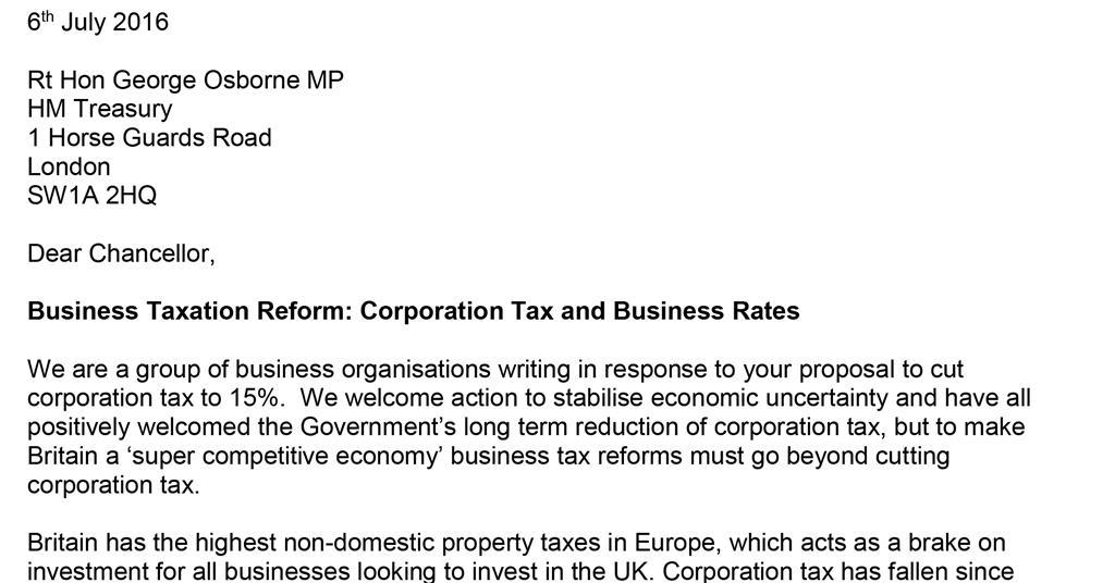 Britain’s top retail groups call for urgent cut in business rates ...