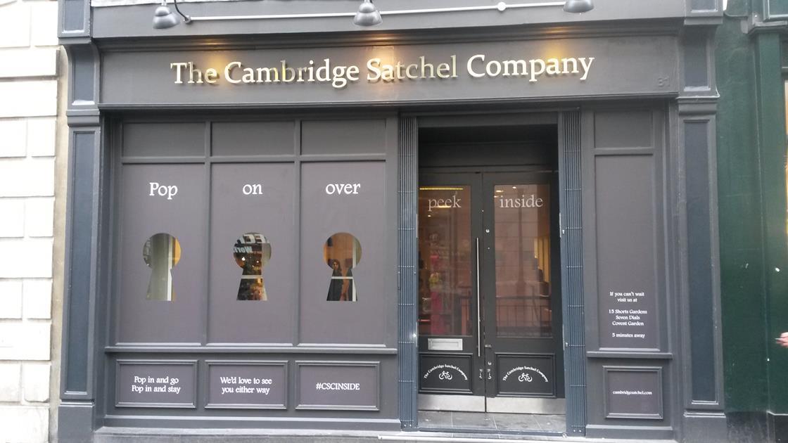 The Cambridge Satchel Company opens Covent Garden flagship Gallery