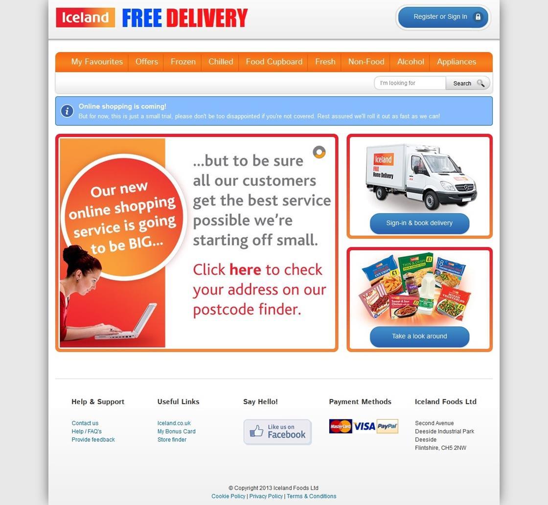 Iceland Foods trials online grocery eight years after shelving site
