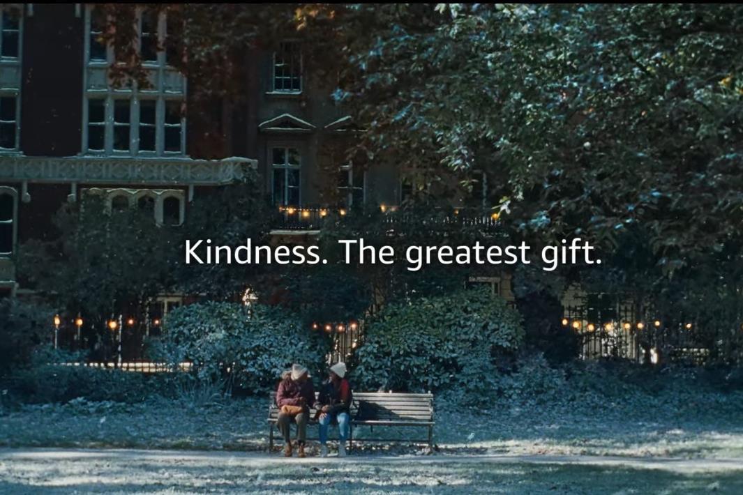 Watch Amazon focuses on the gift of kindness in Christmas advert