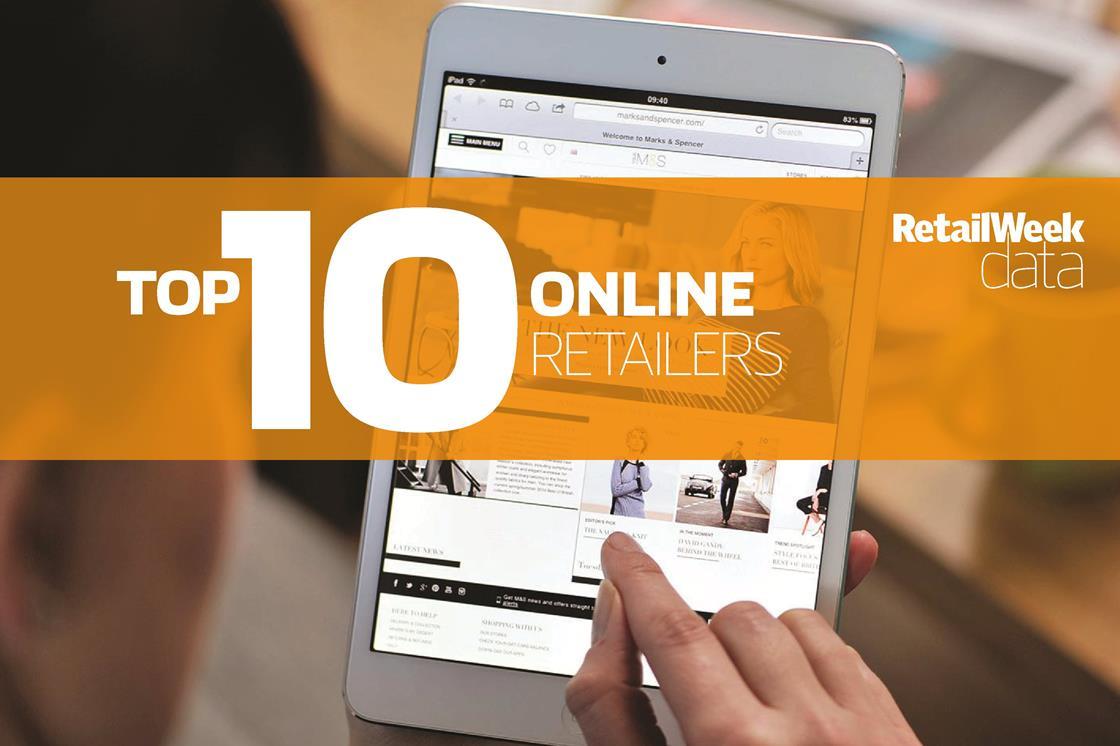 Data: Top 10 ranking of the UK’s biggest online retailers in 2016