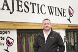 John Colley, CEO of Majestic Wine outside a store
