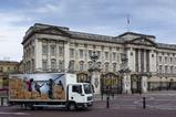 Amazon's one-off Prime Day delivery truck has been visiting famous London landmarks including Buckingham Palace