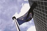 European flag outside the Commission credit Xavier Hape