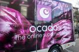 Ocado van purple