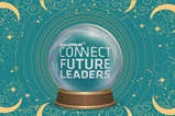 Illustration of a crystal ball containing the words: 'Retail Week Connect Future Leaders'
