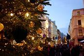 London Christmas shopping lights