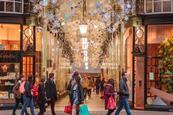 Christmas shopping arcade Piccadilly