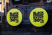 Black Friday sale signs