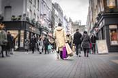 Shoppers walking on Carnaby Street